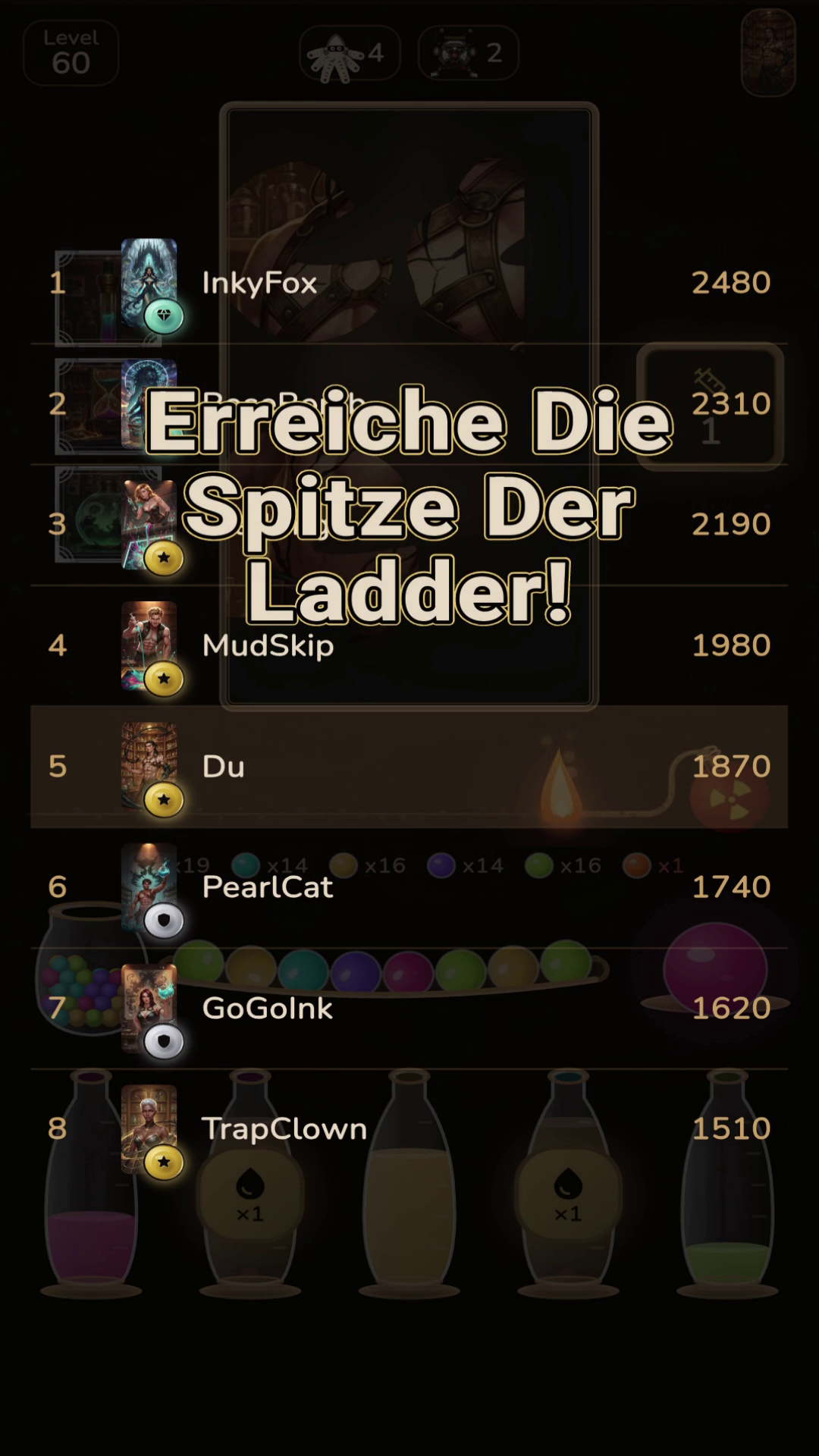 Ladder-Modus: klettere in die Top 8