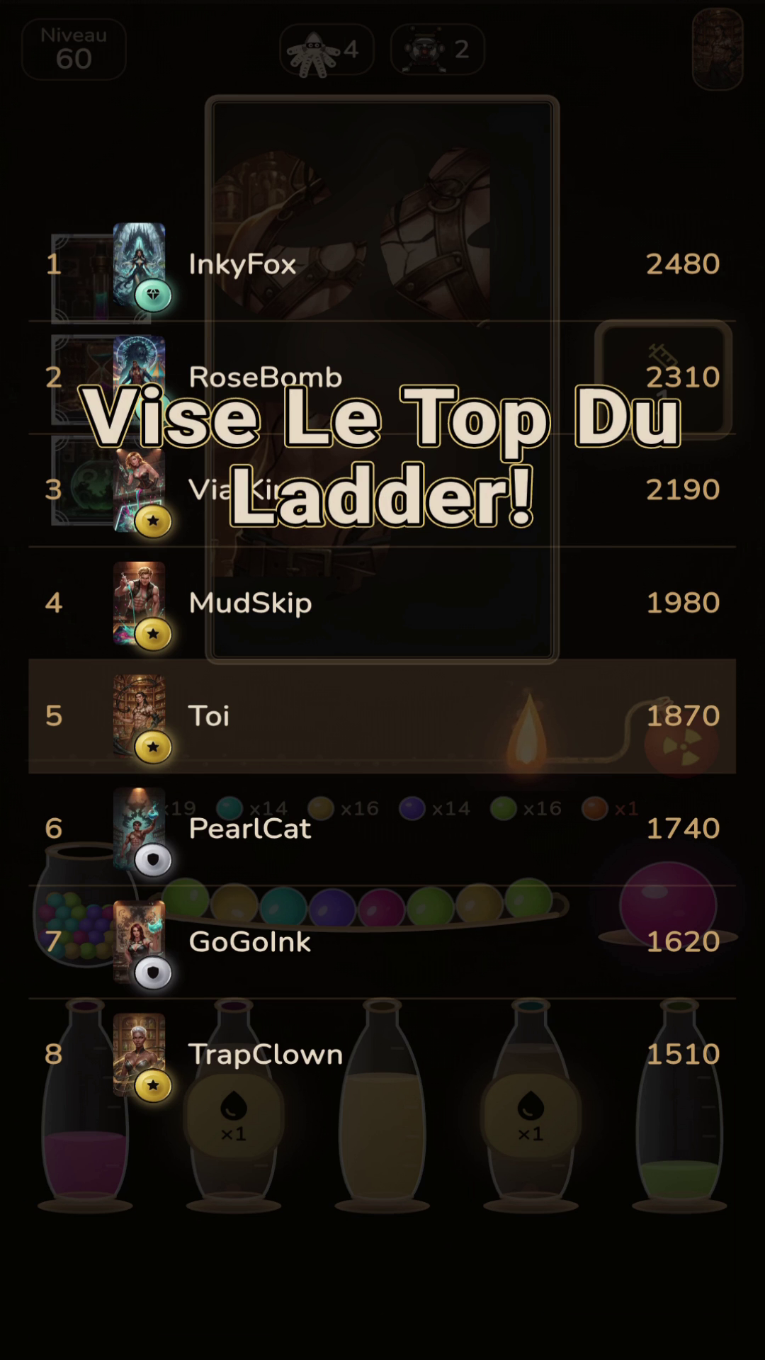 Mode Ladder : grimpez au Top 8