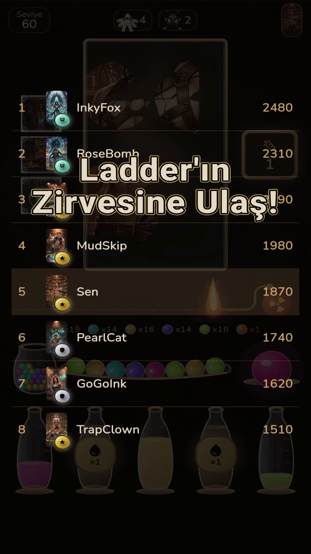 Ladder modu: Top 8'e tırman